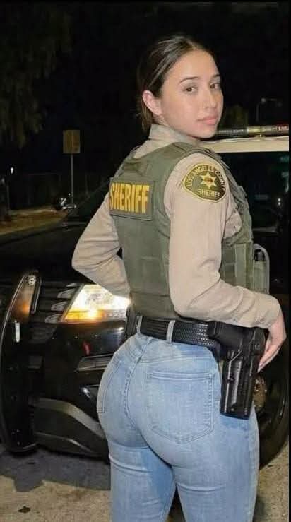 This young policewoman was filmed after her shift…see more